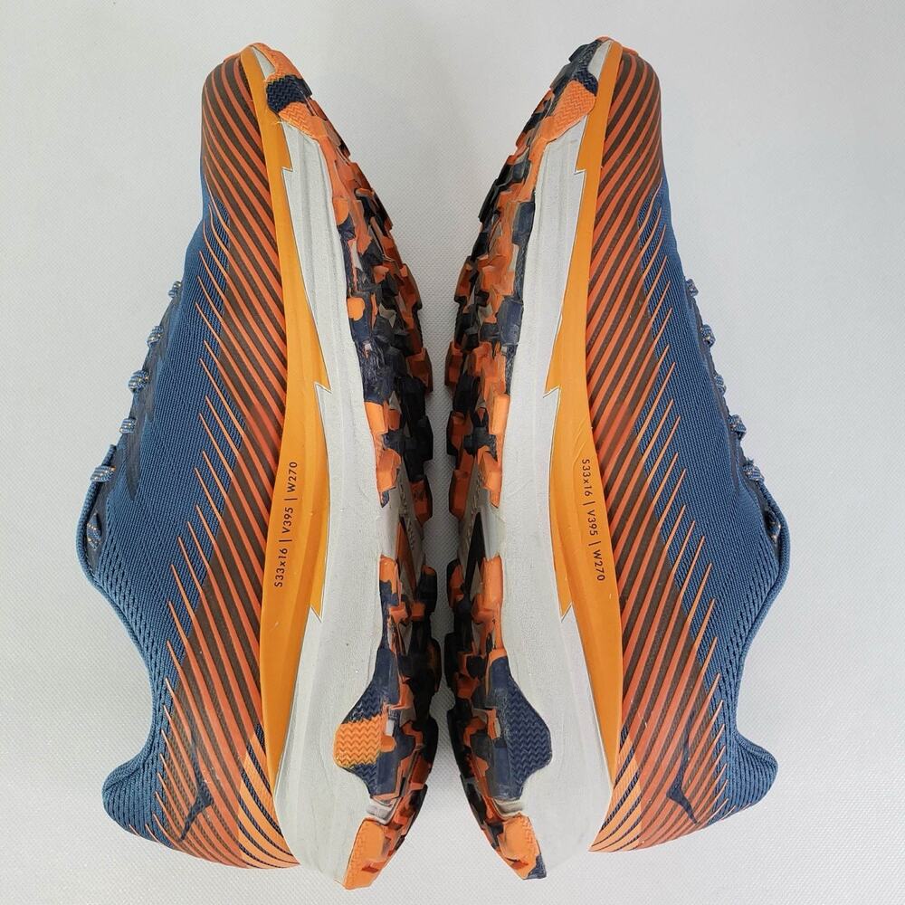 Hoka One One Torrent 2 Running Shoes Mens 12.5 Navy Orange 1110496 Trail Sneaker - Picture 6 of 9